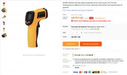 Pirometr GM550 (-50°C ~ 550°C) - Made in China - Recenzja Pirometr GM550 (-50°C ~ 550°C) - Made in China - Recenzja