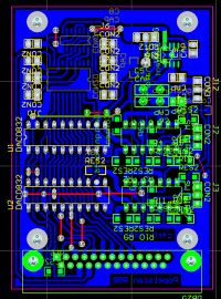 Projektor laserowy Ilda - Popelscan w trakcie budowy Projektor laserowy Ilda - Popelscan w trakcie budowy