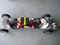 Mountainboard z napędem elektrycznym