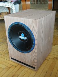 Subwoofer(bez wzmacniacza) na BSW 124II, obudowa 46L.