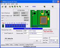 SST 49LF003A BIOS Willem 7.1 - błąd zapisu, różne ustawienia R/C delay time