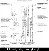schemat instalacji elektrycznej VECTRA B 1.7 TD - ISUZU