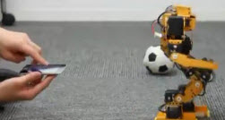 Sterowanie robotem za pomocą ekranu dotykowego