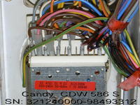 Zmywarka Candy CDW 586S zatrzymuje się cykl zmywania Zmywarka Candy CDW 586S zatrzymuje się cykl zmywania
