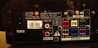 Sub jamo 200 a amplituner pioneer lx03 jak podpiąć