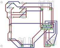 L298 schemat sterowanie 2 silnikami DC