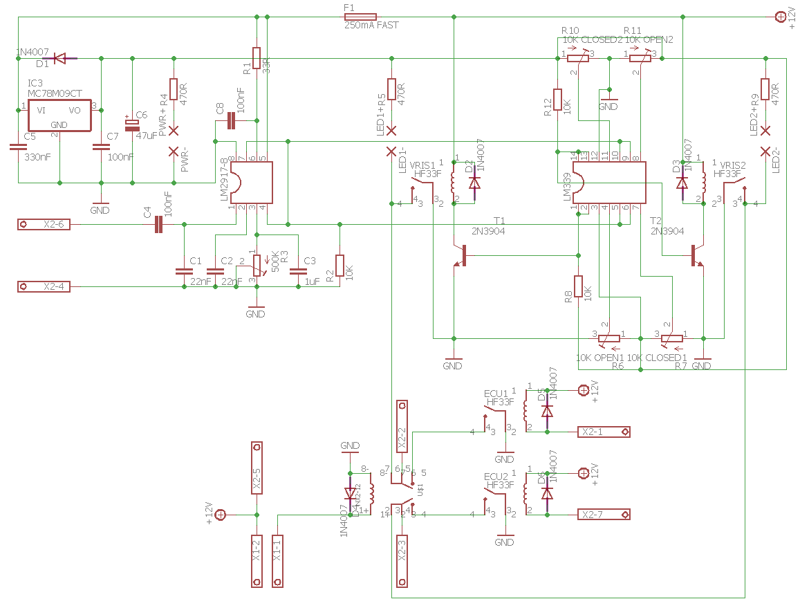 Generator Hz na NE555, przetwornik LM2917N f/U, komparator LM339
