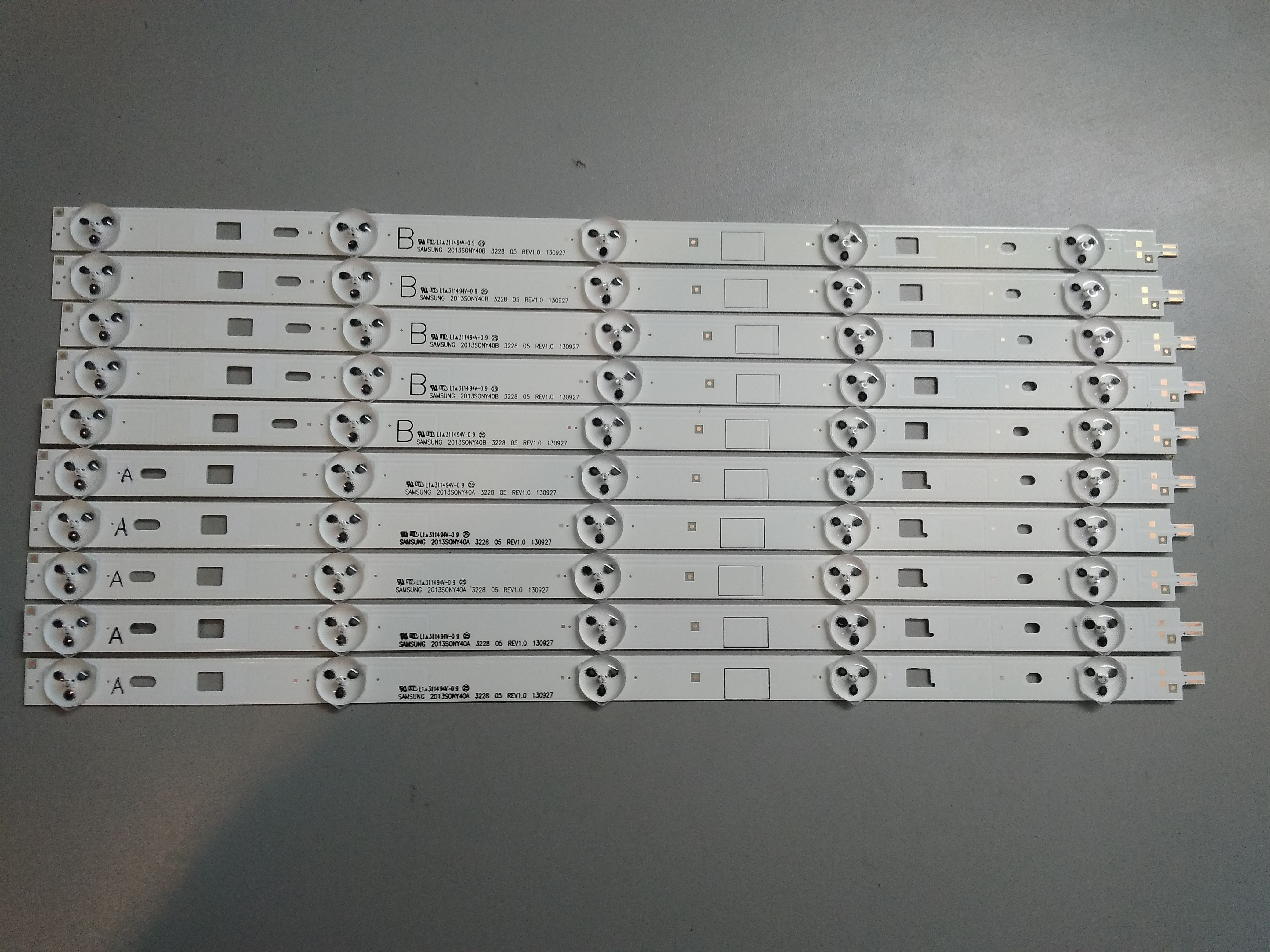 10pcs LED Strip For Sony 40"TV KDL-40W600B/40R480B/40R450B/40R483B - Foto 6