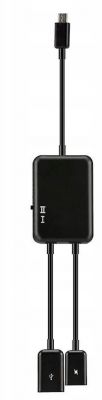 Tablet Samsung - adapter na dwa gniazda:USB/Micro USB