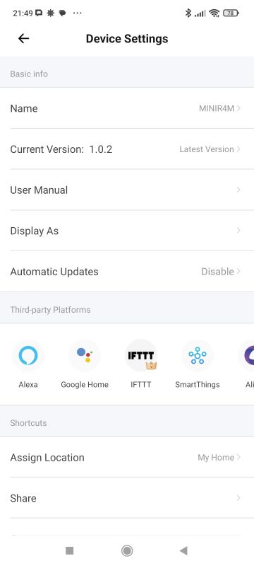 Tiny Sonoff Mini R4 M relay - compatible with Matter, but not reprogrammable