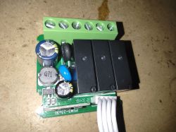 Electronic Relay Module Photo of an electronic relay module from AliExpress