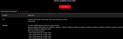 Specyfikacja płyty głównej X670E Gaming Plus WiFi, z informacją o obsłudze DDR5 do 7800 MHz