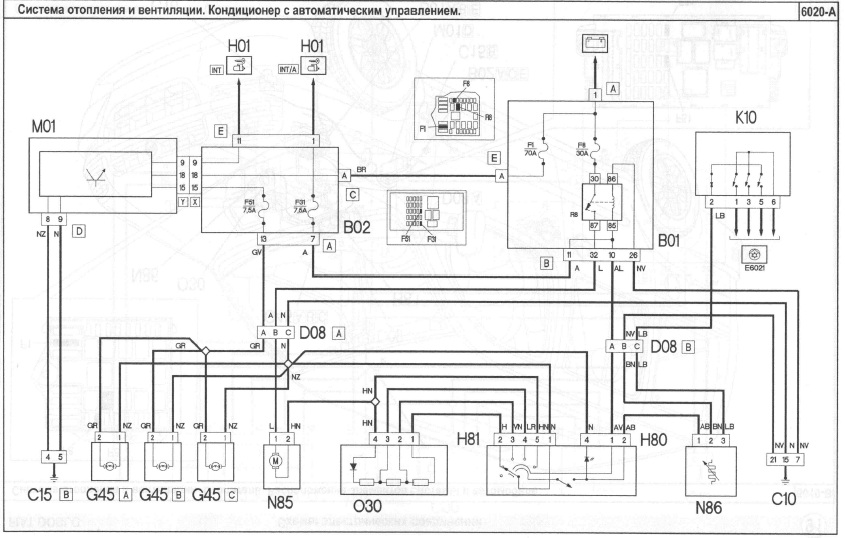 Fiat Doblo 2006 1.4B - Blows the fuse for the blower and reverse lights