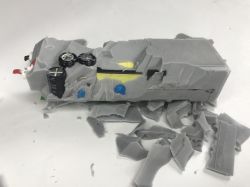 The interior of a waterproof DC power supply for LEDs