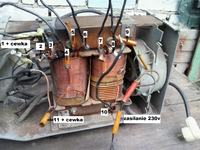 Spawarka 130A - spawarka bez przełącznika, podłączenie na krótko