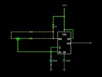 Timer 555 - różnice w układach z diodami do sterowania MOSFET w zasilaczu impulsowym