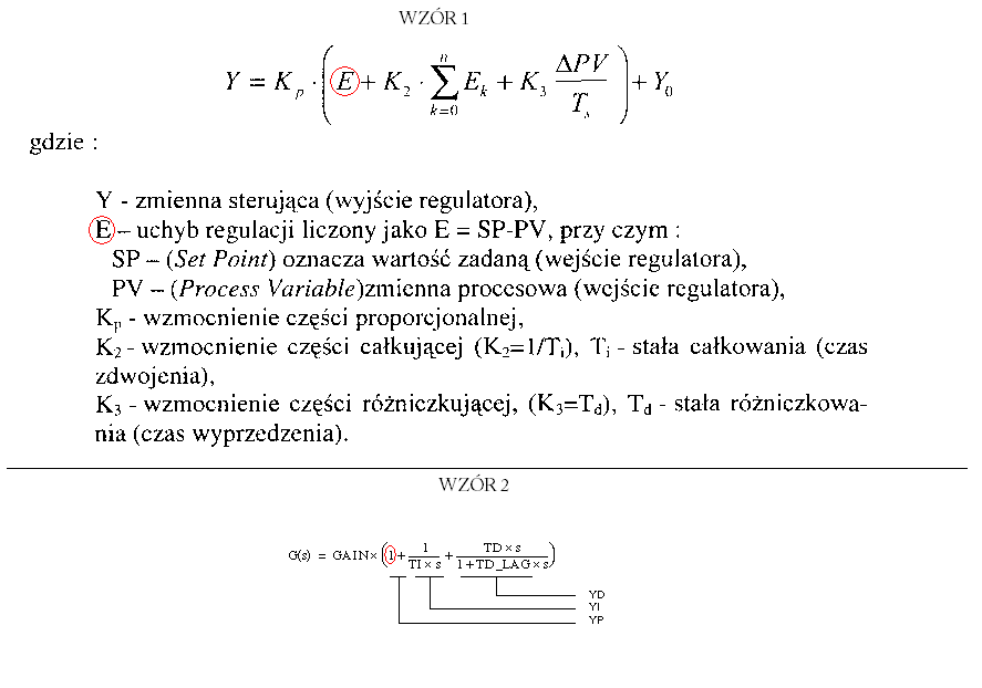 Różnice w działaniu regulatorów PID z różnymi członami proporcjonalnymi