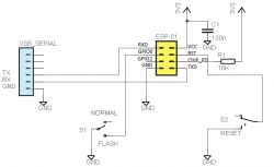 How do I properly upload ESP Easy to an ESP8266 module with a relay?