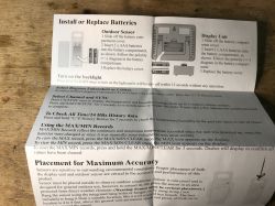 Stacja pogodowa (temperatura+wilgotność) RF z trzema czujnikami - EN8822-D