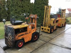 Identyfikacja modelu wózka widłowego przerobionego elektryka Balcancar