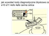 Toyota Corolla E11 - Kody błyskowe - diagnostyka - Nie chce odpalić Toyota Corolla E11 - Kody błyskowe - diagnostyka - Nie chce odpalić