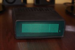 Matrycowy zegar LED z termometrem i WiFi Matrycowy zegar LED z termometrem i WiFi