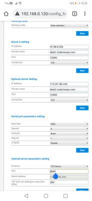 Inwerter Solis 4g nie czyta danych po podłączeniu do WiFi - możliwe zablokowane porty?