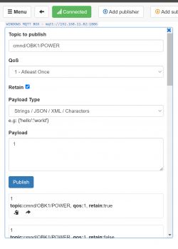 OBK Problem with Publish POWER STATE via MQTT