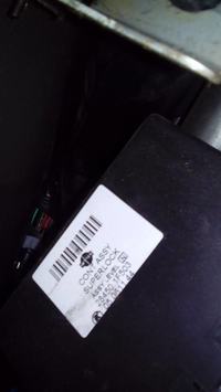 lock control unit (Micra K11) - cube diagram, disconnected cables