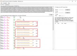 Screenshot from TuyaMCU Explorer/Analyzer showing raw and decoded packet data.