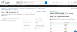 Strona produktu LTC1174HVCS8-5#PBF w sklepie internetowym Farnell