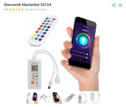 [BK7231T] WiFi RGB LED controller with IR remote control masterLED AIP-Future TY