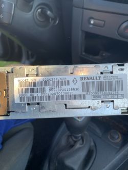 Guidance on Approving Entered Radio Code for Renault Clio II