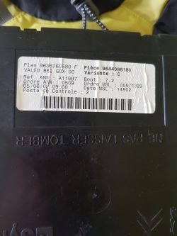 Czy wsad BSI do Peugeot 307 jest poprawny? Nie mogę odczytać PINu.