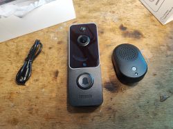 WiFi wireless video intercom - test, app and interior WiFi wireless video intercom - test, app and interior