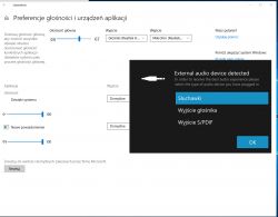 I do not hear any sound in the connected headphones, when I disconnect I can hea