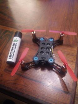 A racing drone from a 3D printer :)