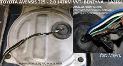 Toyota Avensis 2.0B 1AZFSE - Schemat sterowania podawczą pompą paliwa.