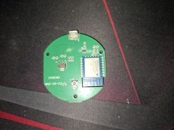 Screenshot of a terminal window showing boot logs from a Tuya T1-3S module connected via TX2 and RX2.