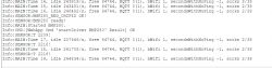 Screenshot of temperature readings from the BMP280 sensor.