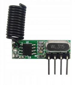 Moduł radiowy 433MHz z oscylatorem WL315 i zwojem anteny