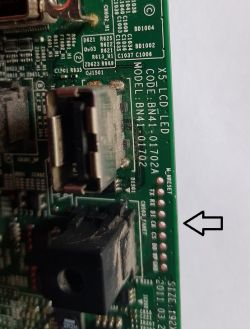 Samsung LE40D503 - ekran robi się czerwony