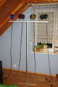 Sterownik świateł 2x 4 kanały FT245RL (2 statywy x 4 lampy) Sterownik świateł 2x 4 kanały FT245RL (2 statywy x 4 lampy)
