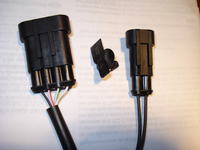 Mocowania kostek AMP Superseal 1.5 Series connectors