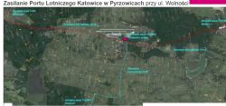 Lokalizacja, moc i informacje: GPZ Pyrzowice, GPZ Siewierz oraz Stacja PZO Mierzęcice