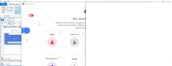 Zrzut ekranu Google Chrome z wyborem profili użytkowników i błędnym działaniem.