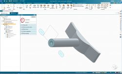 Print-experiment - repairing a workshop light, replacing a metal component