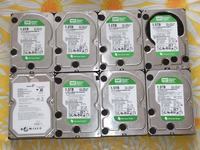 [SPRZEDAM] Dla majsterkowiczow 7 dyskow twardych (3x1TB i 4x1.5TB)