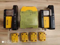 [Sprzedam] Komplet bezpieczeństwa PILZ, Falownik LENZE, servomotor Rexroth,