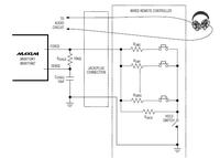 2-żyłowy interfejs klawiatury na ne555.